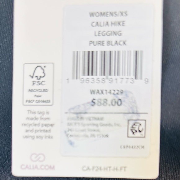 CALIA Women's Seamed Essentials
Full Length Hike Leggings black XS - Picture 3 of 7